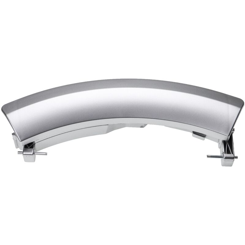 foto del prodotto maniglia per porta sportello compatibile con siemens siwamat xl 1230 wxl1230fg, wxl1230nllavatrice plastica argento lavatrice plastica argento vhbw