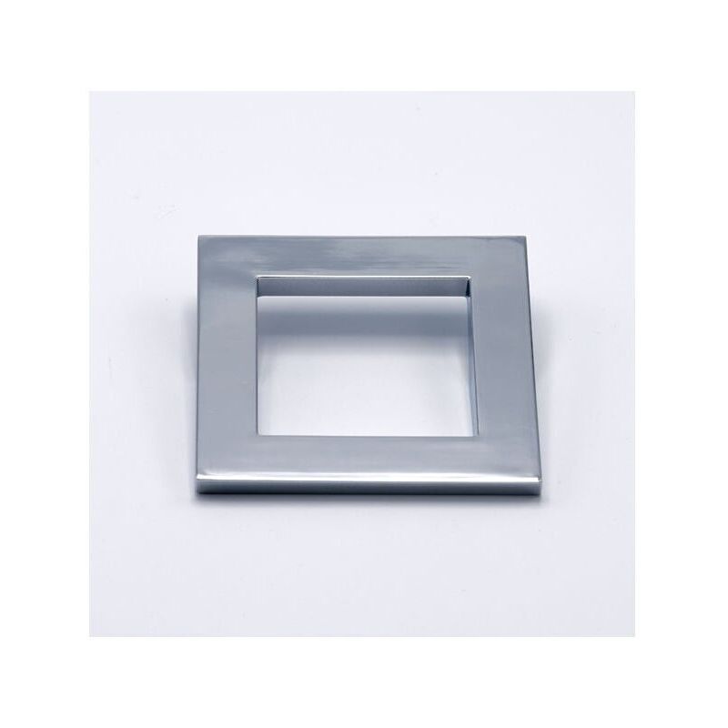 foto del prodotto maniglia quadrata sporgente effetto cromato lucido 80x80x14mm 317 concept