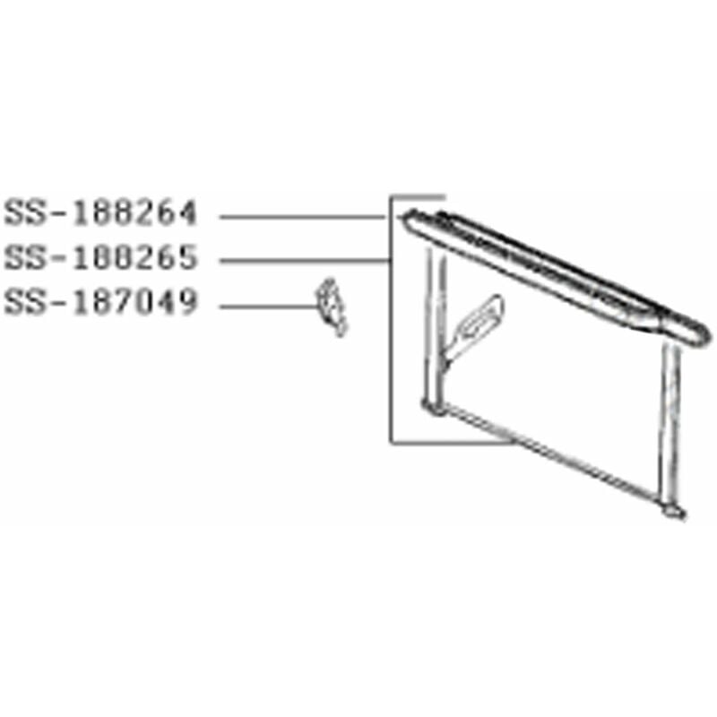 foto del prodotto maniglia riferimento ss 188264 forni, fornelli elettrici e a gas seb 3466823616360017700