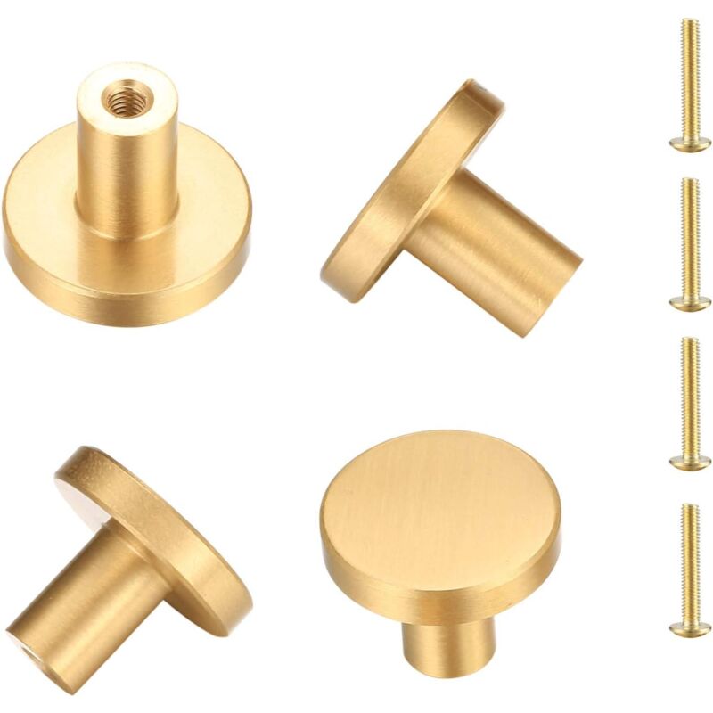 foto del prodotto maniglia rotonda in ottone massiccio per porte, maniglie per mobili, pomelli per cassetti, maniglie per armadi, mobili da toeletta e cucine, maniglia