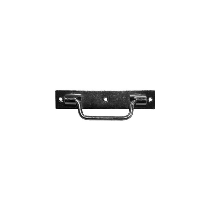 foto del prodotto maniglia su piastra 140 mm bourg mermier zincata bianca 342143