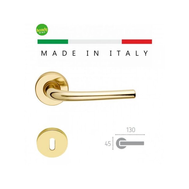 foto del prodotto maniglia torino frosio bortolo art.a111 ottonato 2pz