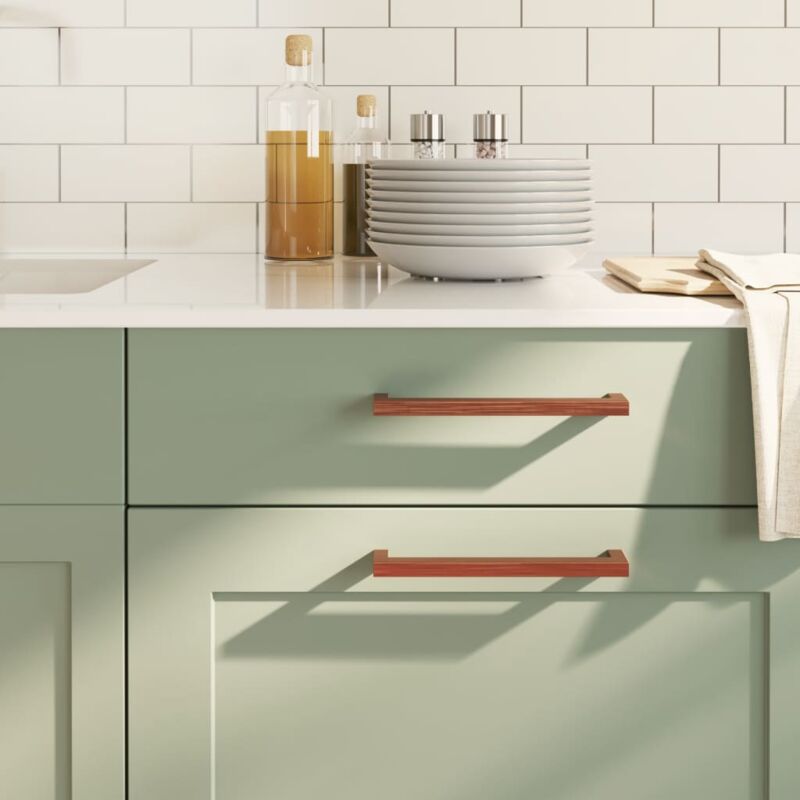foto del prodotto maniglie per mobili 10 pz bronzo 192 mm in acciaio inox vidaxl