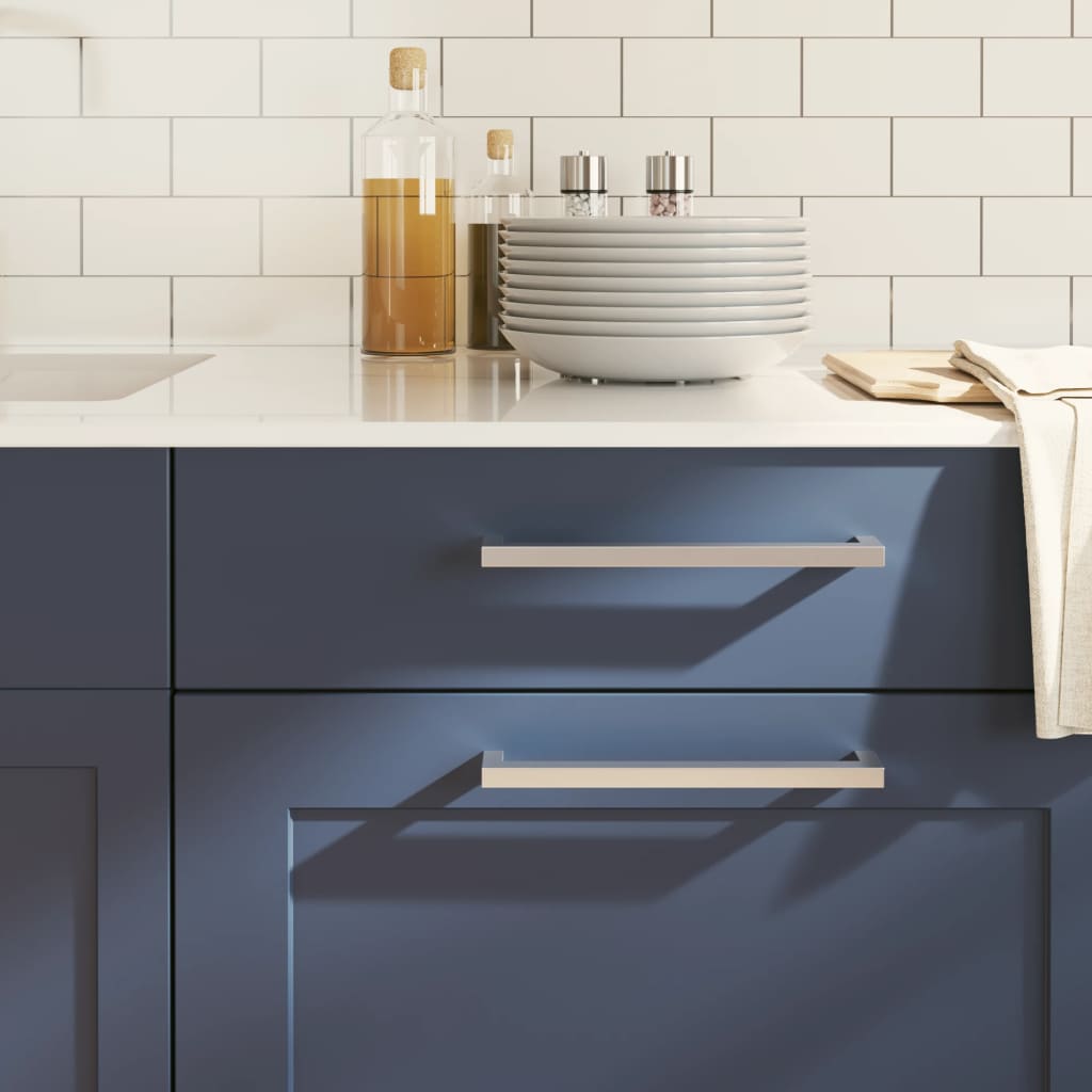 foto del prodotto maniglie per mobili 20 pz argento 224 mm in acciaio inox