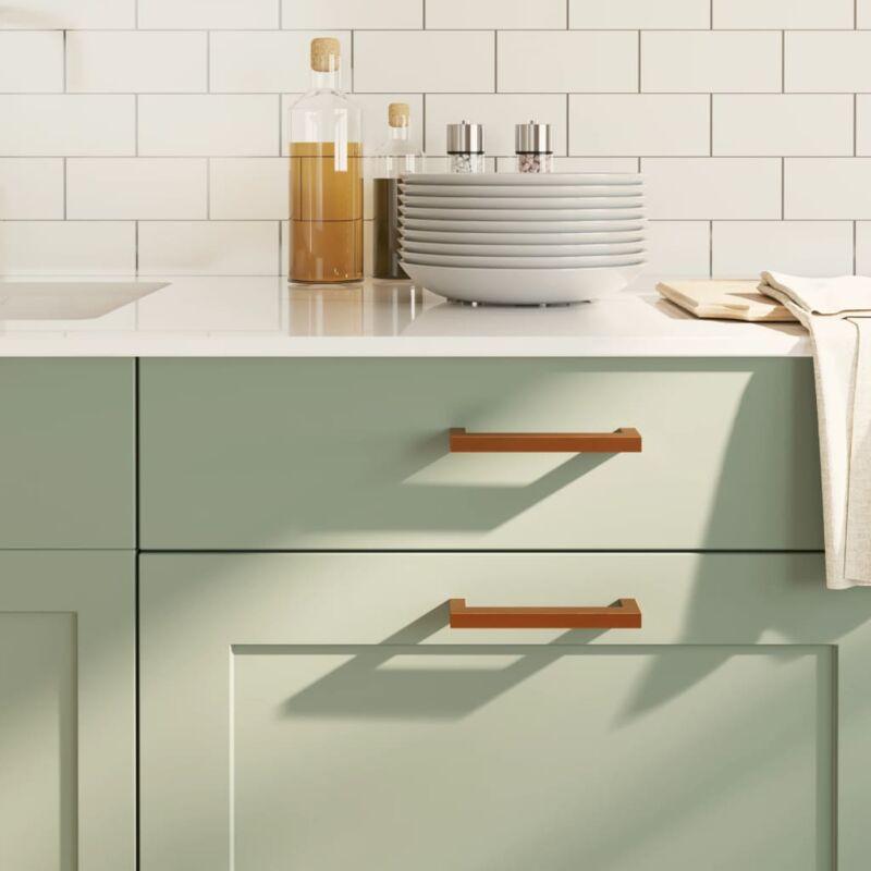 foto del prodotto maniglie per mobili 20 pz bronzo 128 mm in acciaio inox vidaxl