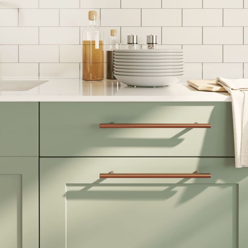 foto del prodotto maniglie per mobili 20 pz bronzo 224 mm in acciaio inox vidaxl