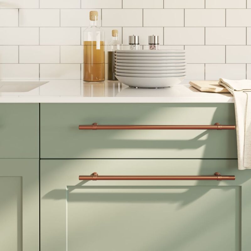 foto del prodotto maniglie per mobili 20 pz bronzo 320 mm in acciaio inox vidaxl