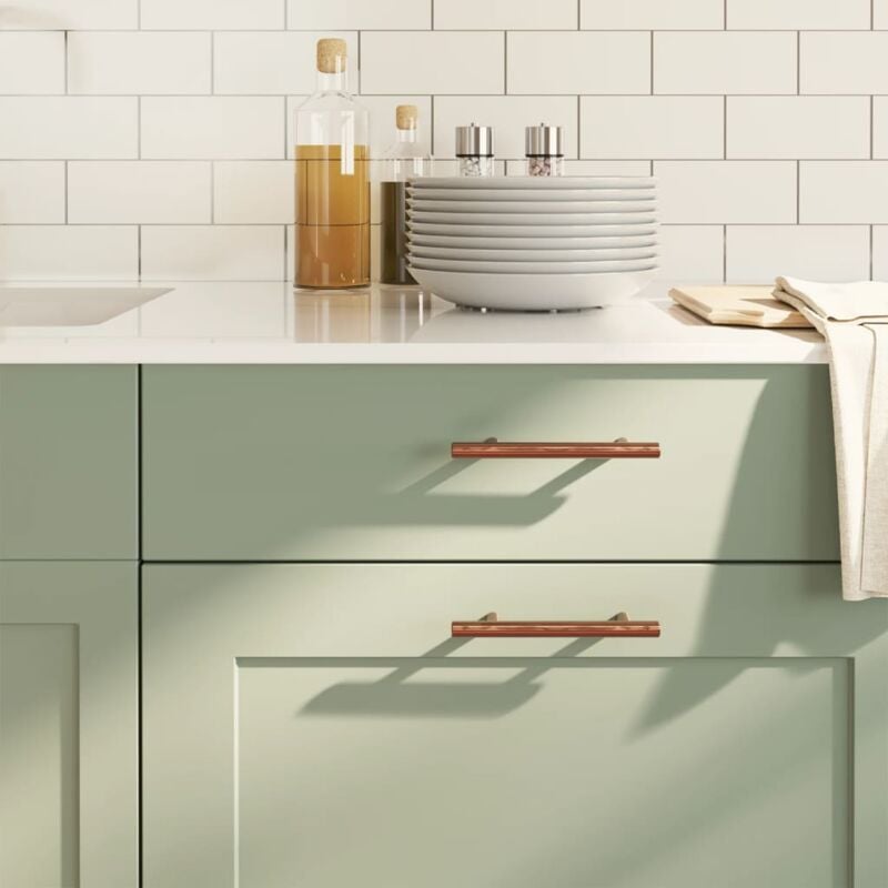 foto del prodotto maniglie per mobili 20 pz bronzo 96 mm in acciaio inox vidaxl