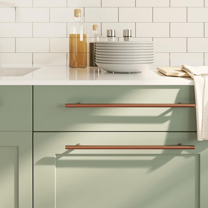 foto del prodotto maniglie per mobili 5pz bronzo 320mm in acciaio inox vidaxl
