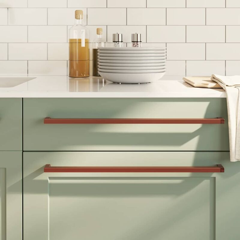 foto del prodotto maniglie per mobili 5pz bronzo 480mm in acciaio inox vidaxl