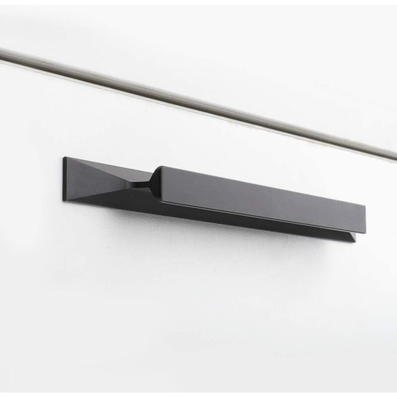 foto del prodotto maniglie per mobili nere ymyny, confezione da 10 maniglie per porte nere da 128 mm maniglie per cassetti solide per cucina maniglie moderne per
