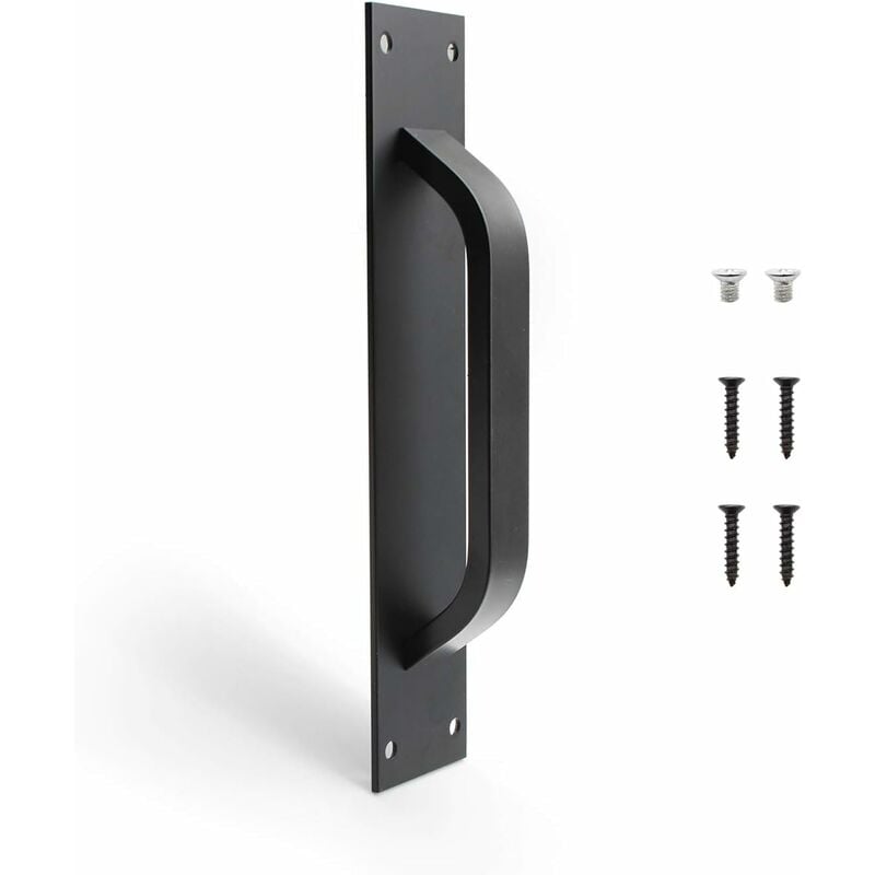 foto del prodotto maniglie per porta del fienile scorrevole pesante in lega di alluminio con viti per porte scorrevoli, cucina, armadiett