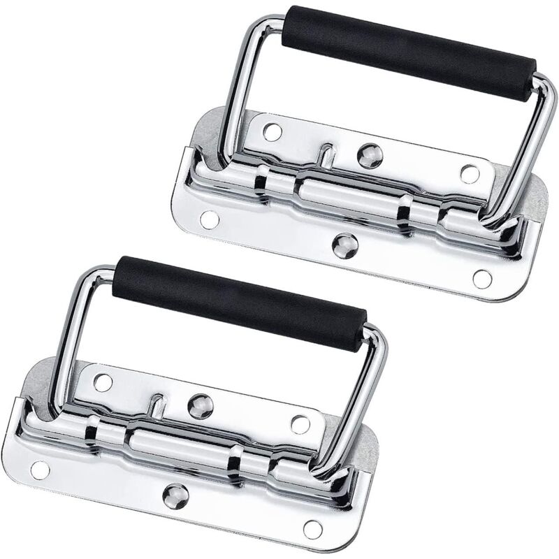 foto del prodotto maniglie per porte in metallo, maniglie pieghevoli a molla, maniglie per cassettiere in metallo, maniglie per registratori di cassa incassate,