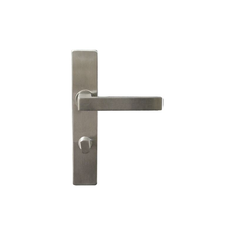 foto del prodotto maniglie su piastre quadrate patricia klose besser acciaio inox 304. condamnation sans voyant