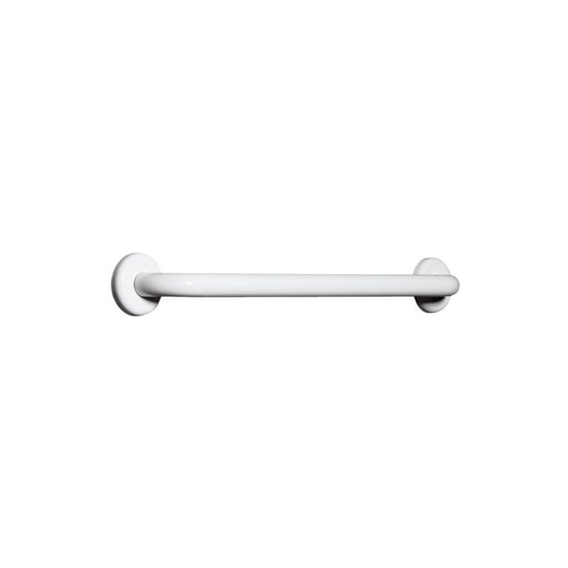 foto del prodotto maniglione bagno disabili laccato bianco 30cm maurer