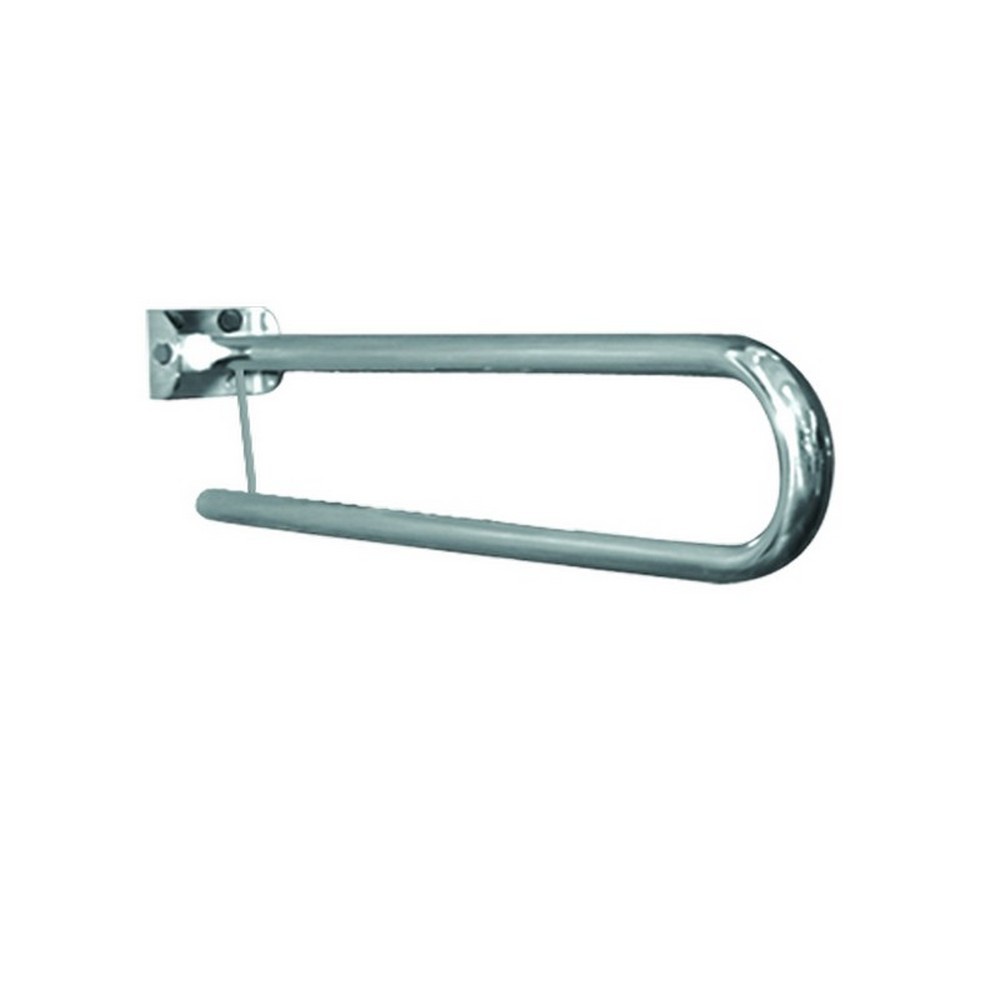 foto del prodotto maniglione barra ribaltabile cm.83 con frizione inox satinato
