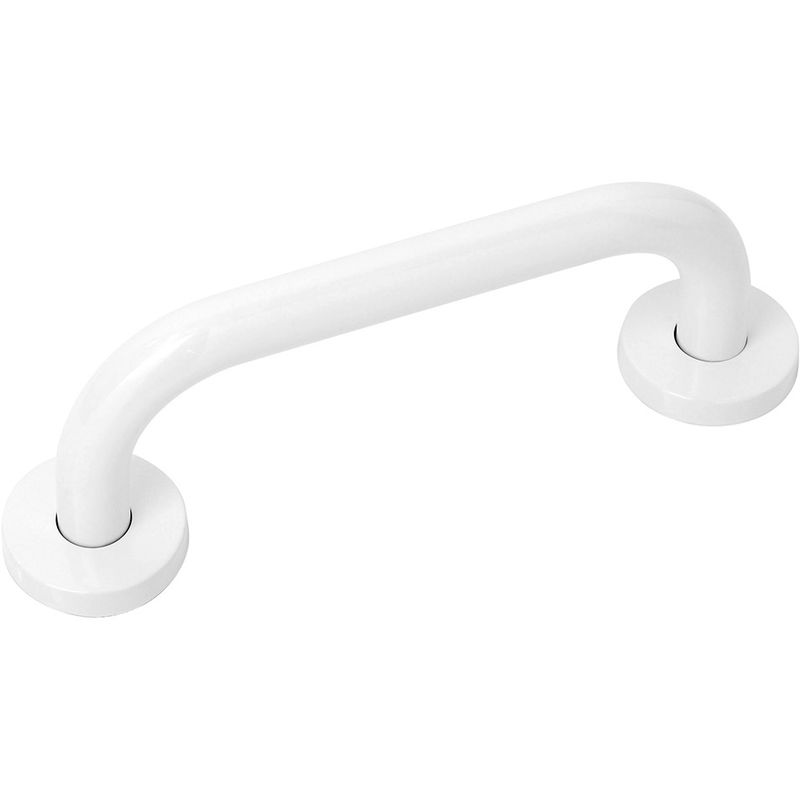 foto del prodotto maniglione di sicurezza bianco 30 cm per disabili in acciaio inox