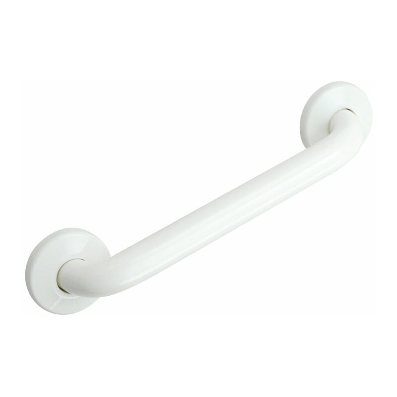 foto del prodotto maniglione di sicurezza disabili lineare dim. 53 cm interasse 45 cm bianco