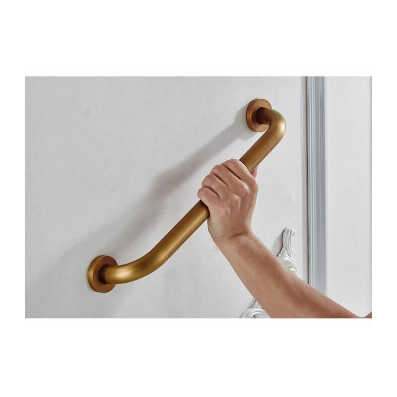 foto del prodotto maniglione di sicurezza per bagno retr in rame, vasca da bagno, doccia, wc, portasciugamani montato a parete, 30 cm