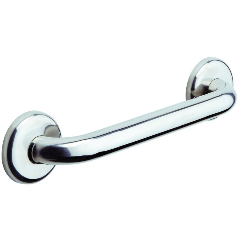 foto del prodotto maniglione disabili anziani barra bagno doccia in acciaio bianco 30 cm