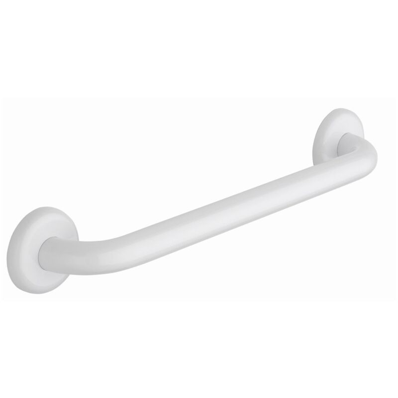 foto del prodotto maniglione disabili anziani barra per bagno doccia in acciaio bianco 45 cm