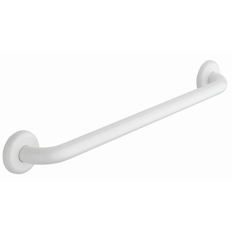 foto del prodotto maniglione disabili anziani barra per bagno doccia in acciaio bianco 60 cm