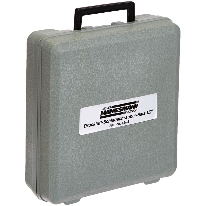 foto del prodotto mannesmann m 1503 set avvitatore a percussione ad aria compressa, 1 2 , 15 pz. germany 