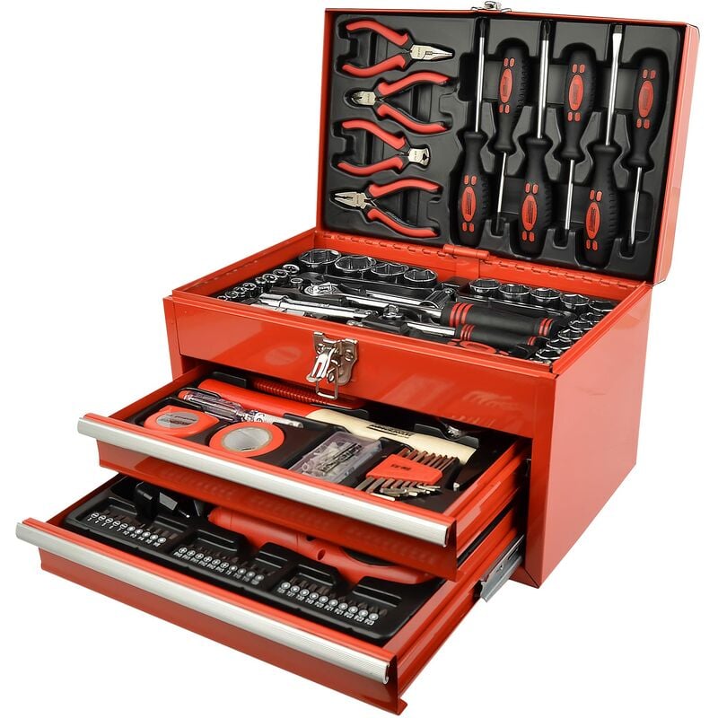 foto del prodotto mannesmann - m29066 - valigetta degli attrezzi, 155 pezzi