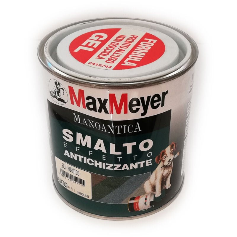foto del prodotto manoantica blu nordico 750ml smalto ferro micaceo
