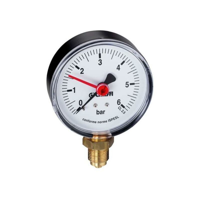 foto del prodotto manometro 1 4 diametro 50mm 0 6 bar radiale caleffi 557306