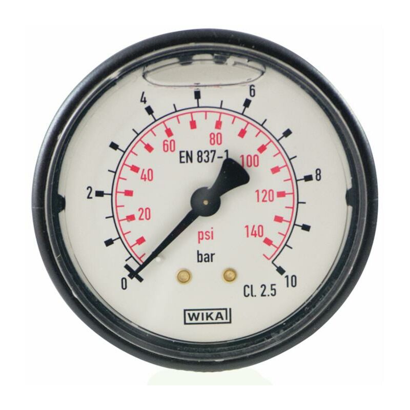 foto del prodotto manometro abs 63mm scala 0 100