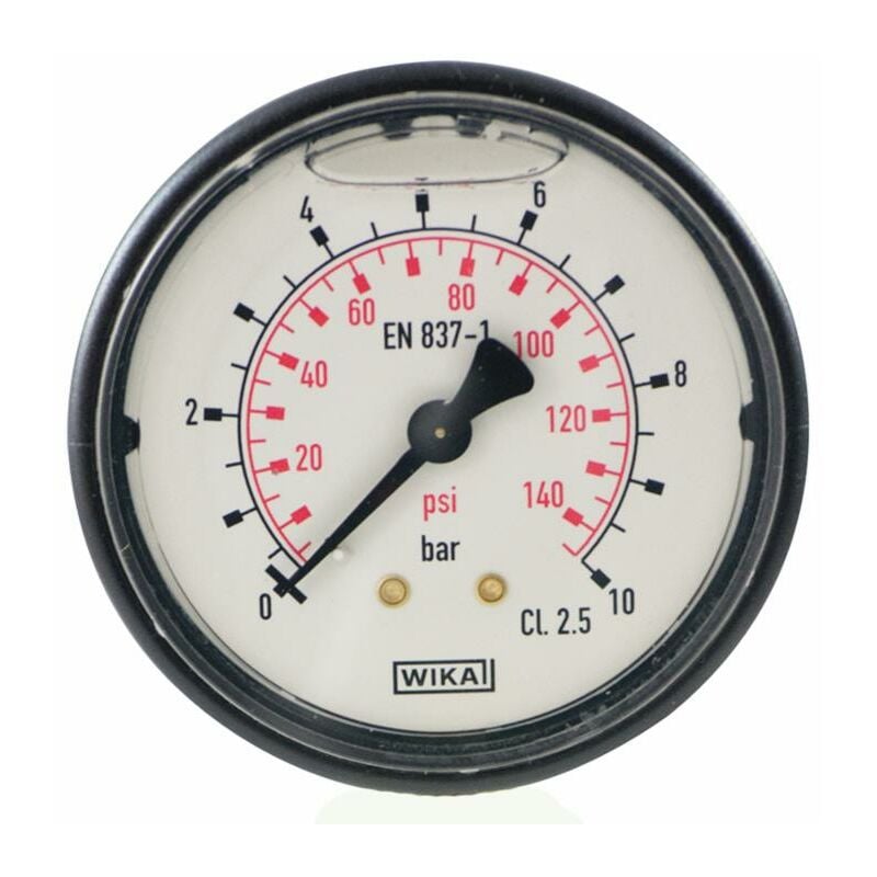 foto del prodotto manometro abs 63mm scala 0 60 filetto posteriore m1 4 