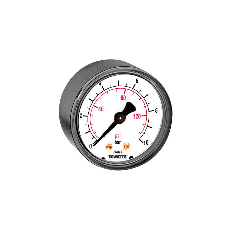 foto del prodotto manometro attacco posteriore m3a abs 63 10 bar watts