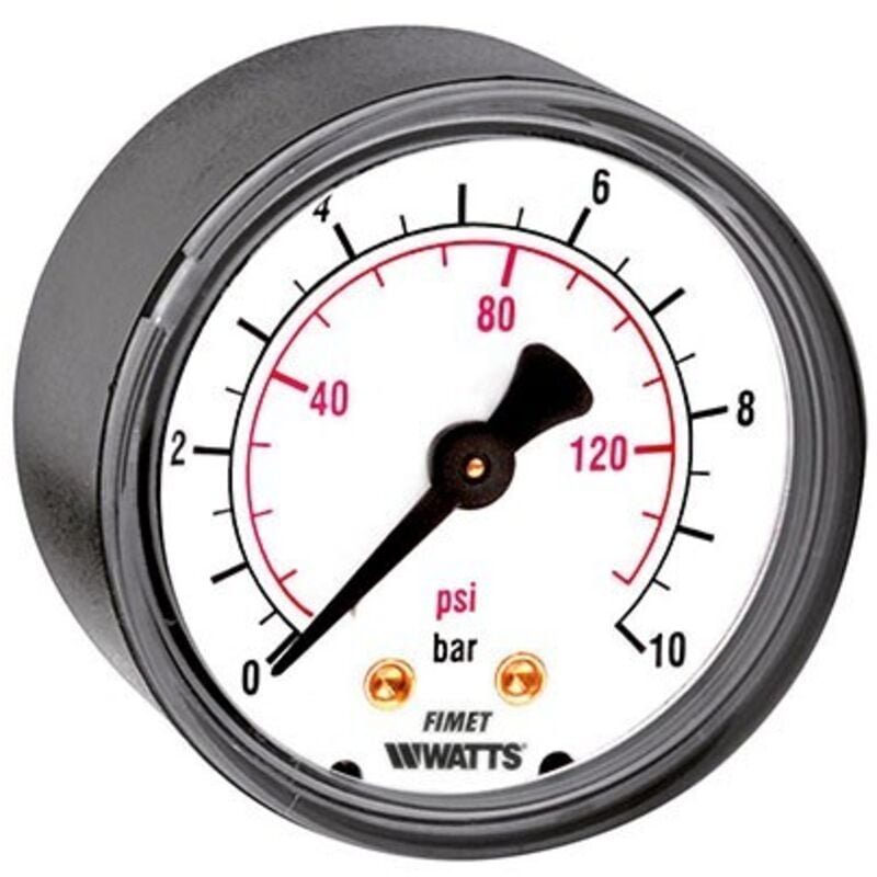 foto del prodotto manometro dn 63 attacco posteriore 25 bar