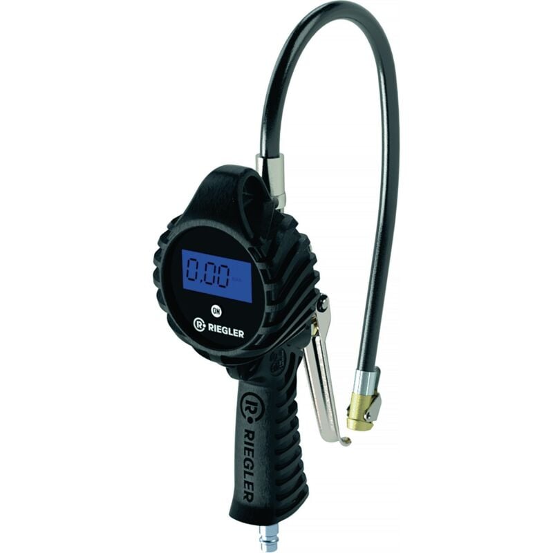 foto del prodotto manometro gonfiaggio pneumatici manuale non tarato, con attacco momentaneo dn 7.2 riegler
