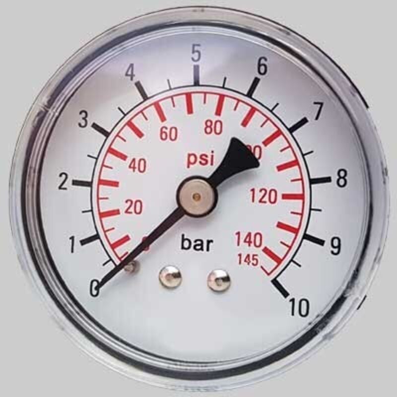 foto del prodotto manometro posteriore d.52 6 bar attacco 1 4 