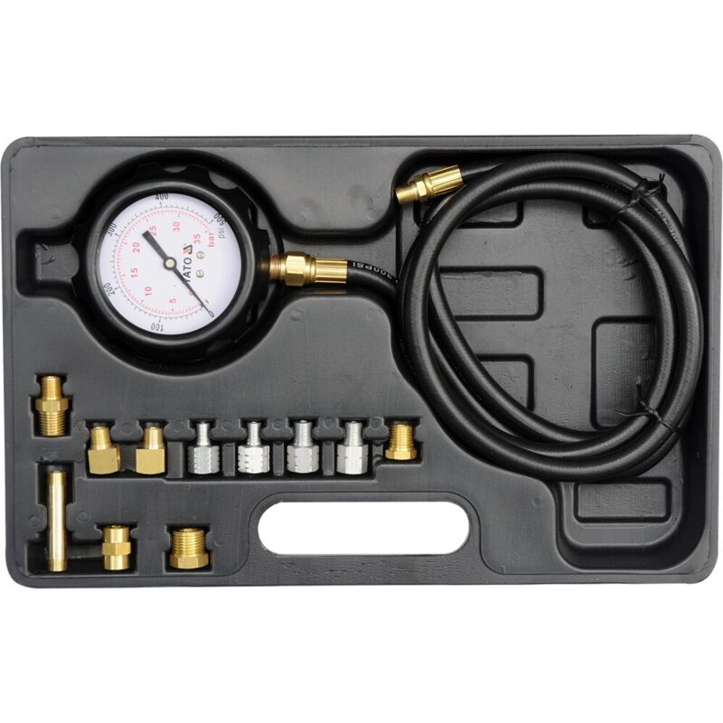 foto del prodotto manometro pressione olio 0 500 psi 0 35 bar yt 73030 yato