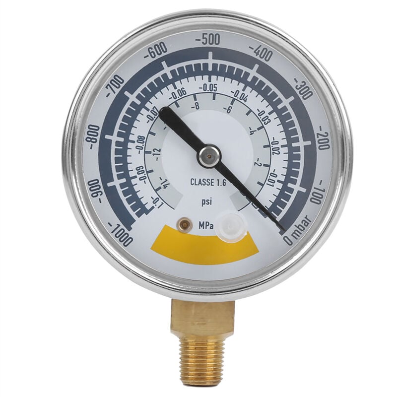 foto del prodotto manometro strumento accurato per misuratore d aria per pompa a vuoto 0 14 psi npt 1 8 pollici eosnow
