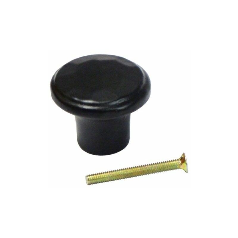 foto del prodotto manopola 32mm h nera edm