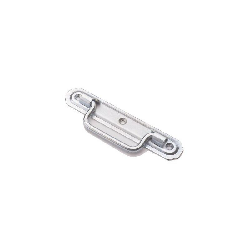 foto del prodotto manopola con piastra imbutita monin in acciaio zincato 160x30 mm 7351 733040