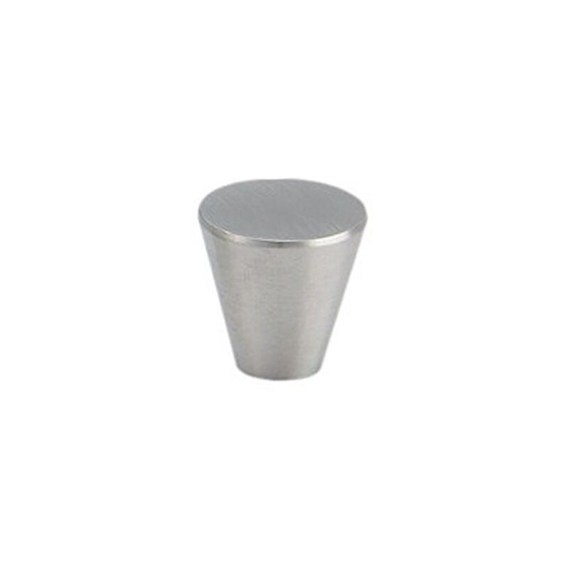foto del prodotto manopola conica 20 x 27 mm design mat acciaio inox spazzolato dmk005.in.20.5