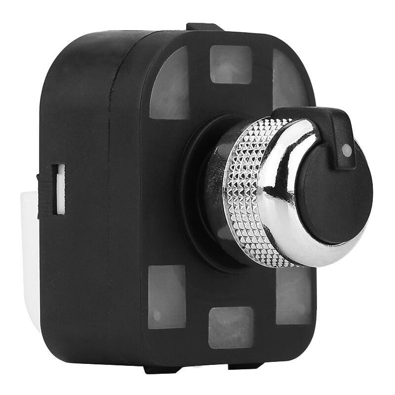 foto del prodotto manopola interruttore specchietto retrovisore auto nera e cromata per audi a2 a3 a4 a6 4f0 959 565 eosnow