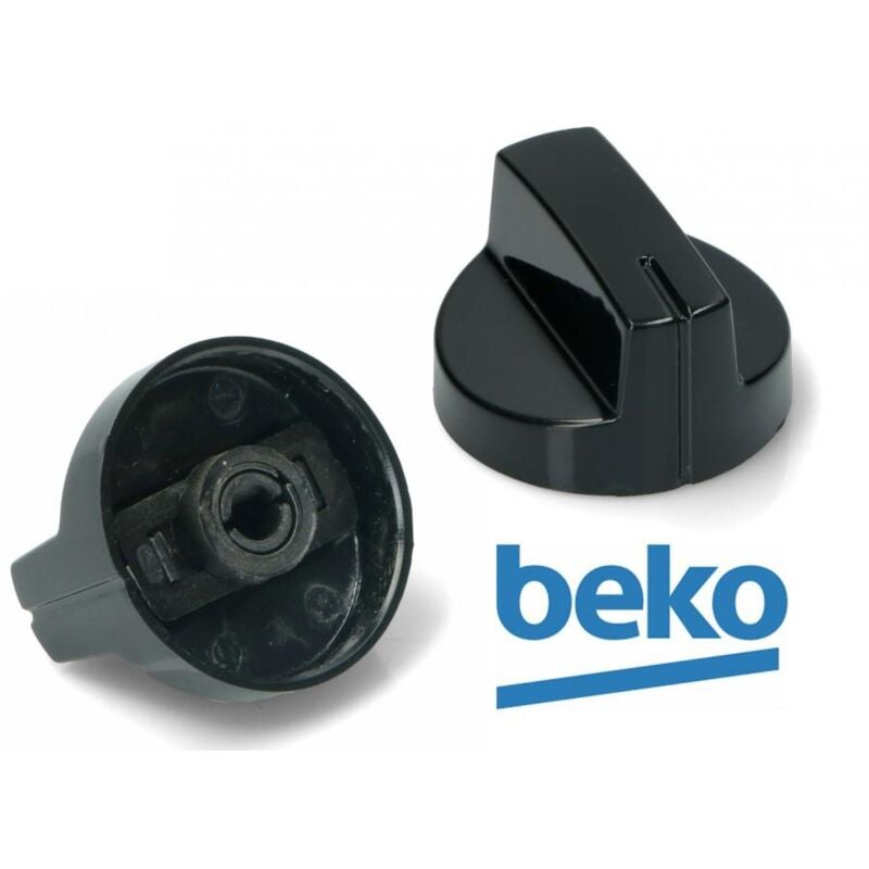 foto del prodotto manopola pomello fuoco nera piano cottura beko arcelik diametro 36mm originale