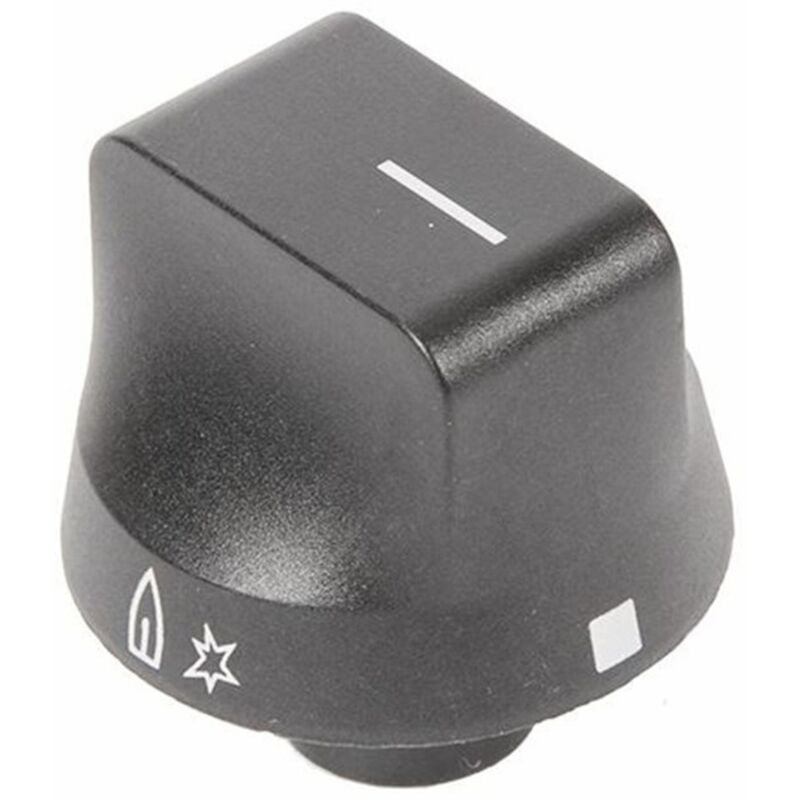 foto del prodotto manopola pomello piano cottura electrolux aeg 3550377232 nero opaco