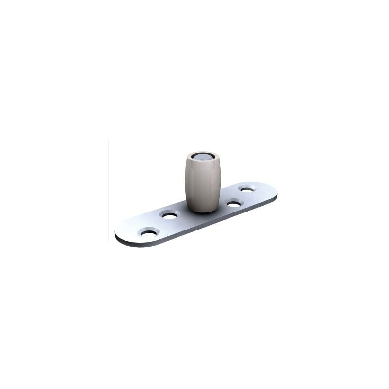 foto del prodotto mantion guida inferiore con oliva su piastra avvitabile per u 25x17 mm 1102