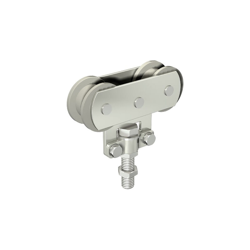 foto del prodotto mantion sportub supporto per bordi per corsa rettilinea 150kg 2 rulli in delrin 255d