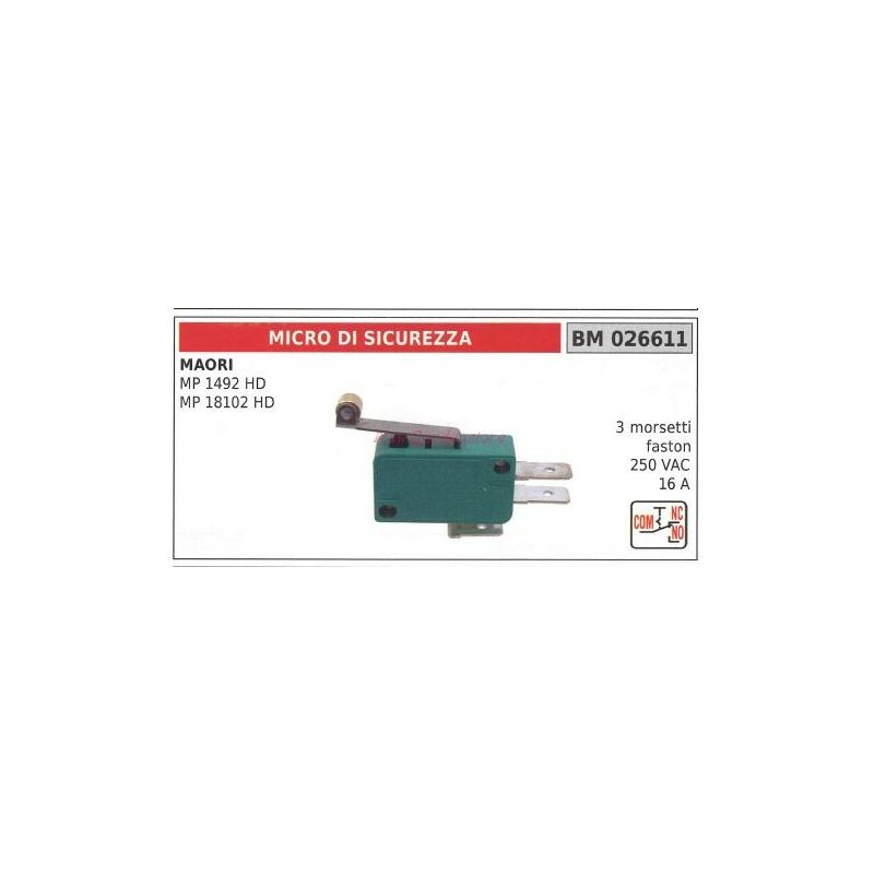 foto del prodotto maori micro interruttore di sicurezza mp 1492hd 18102hd 026611