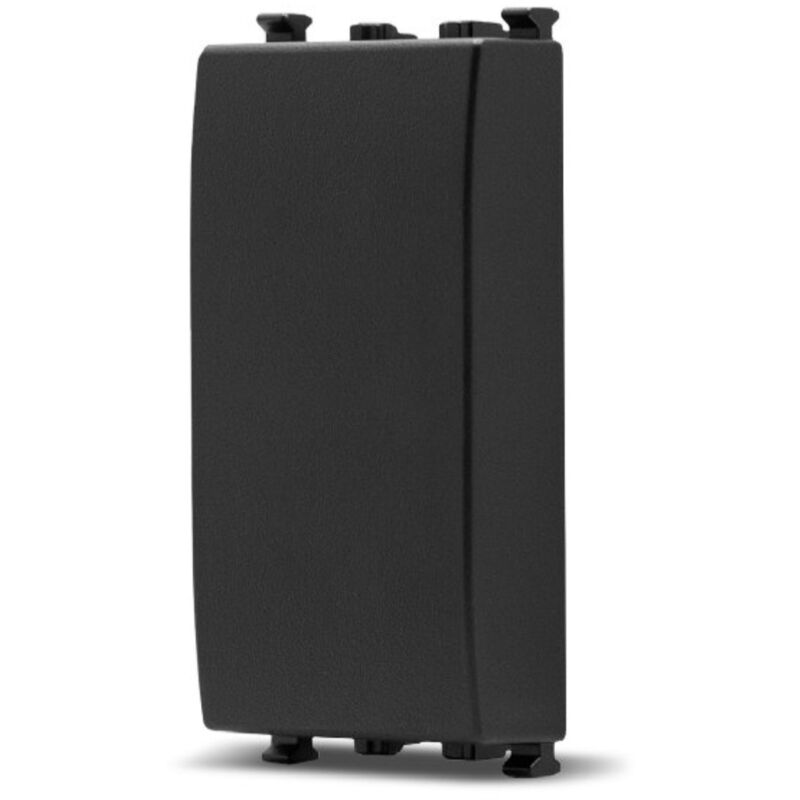 foto del prodotto mapam frutti elettrici compatibili con supporti vimar ark nero interruttore presa pulsante schuko deviatore copriforo x2pz 