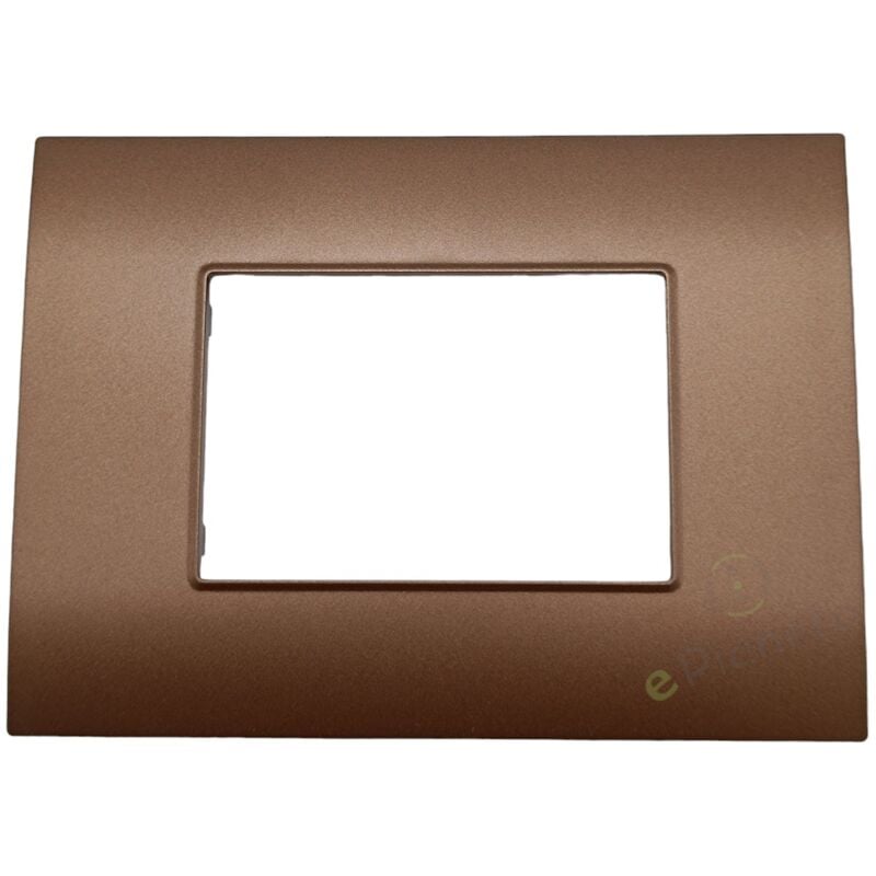 foto del prodotto mapam placche 3 4 7 posti moduli per supporti compatibili con vimar ark t14 3 posti bronzo