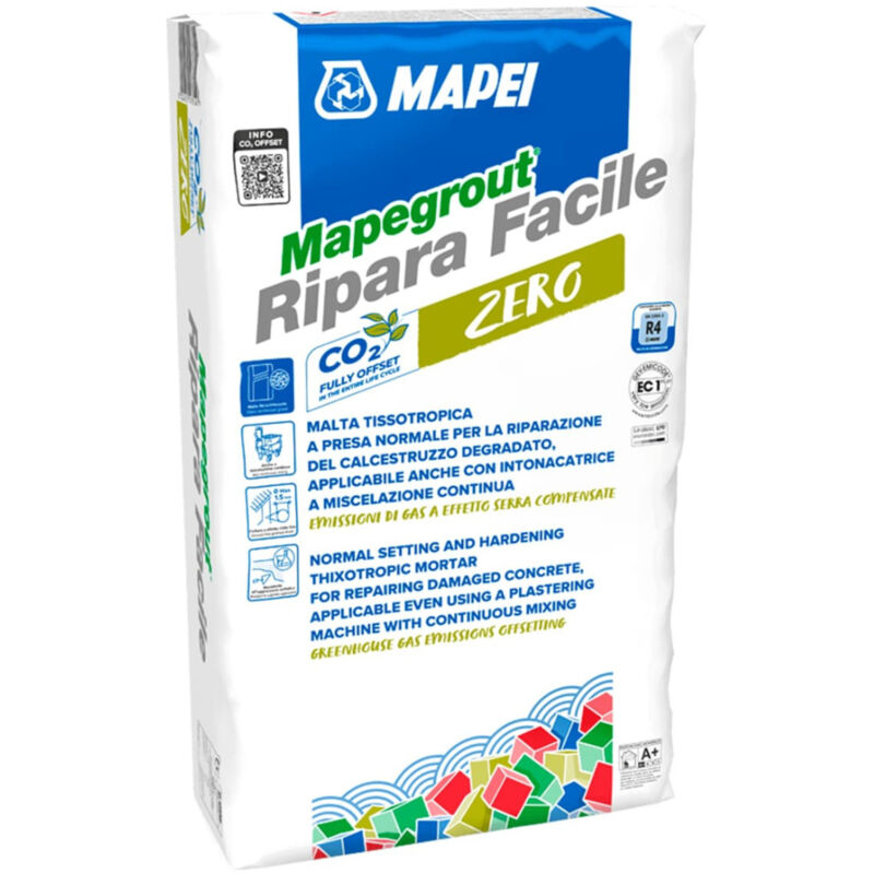 foto del prodotto mapegrout ripara facile zero kg.25 malta tissotropica a presa normale